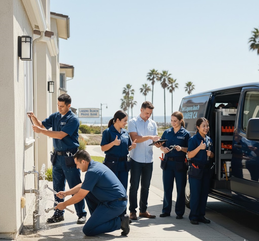 Our Laguna Beach plumbing team of experienced professionals